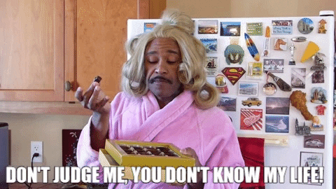 Don't judge me GIF